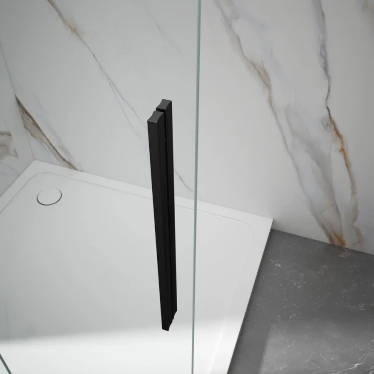 SPIRIT BLACK kabina prysznicowa 1500x800mm wariant L/P