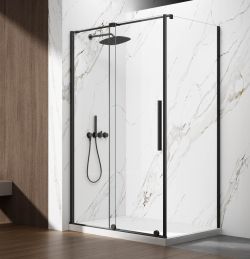 SPIRIT BLACK kabina prysznicowa 1500x900mm wariant L/P