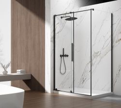 SPIRIT BLACK kabina prysznicowa 1500x900mm wariant L/P