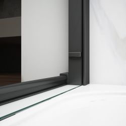 SPIRIT BLACK kabina prysznicowa 1500x1000mm wariant L/P