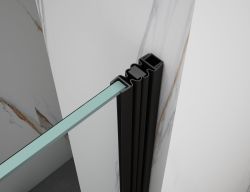 SPIRIT BLACK kabina prysznicowa 1600x900mm wariant L/P