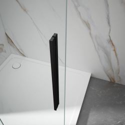 SPIRIT BLACK kabina prysznicowa 1600x1000mm wariant L/P