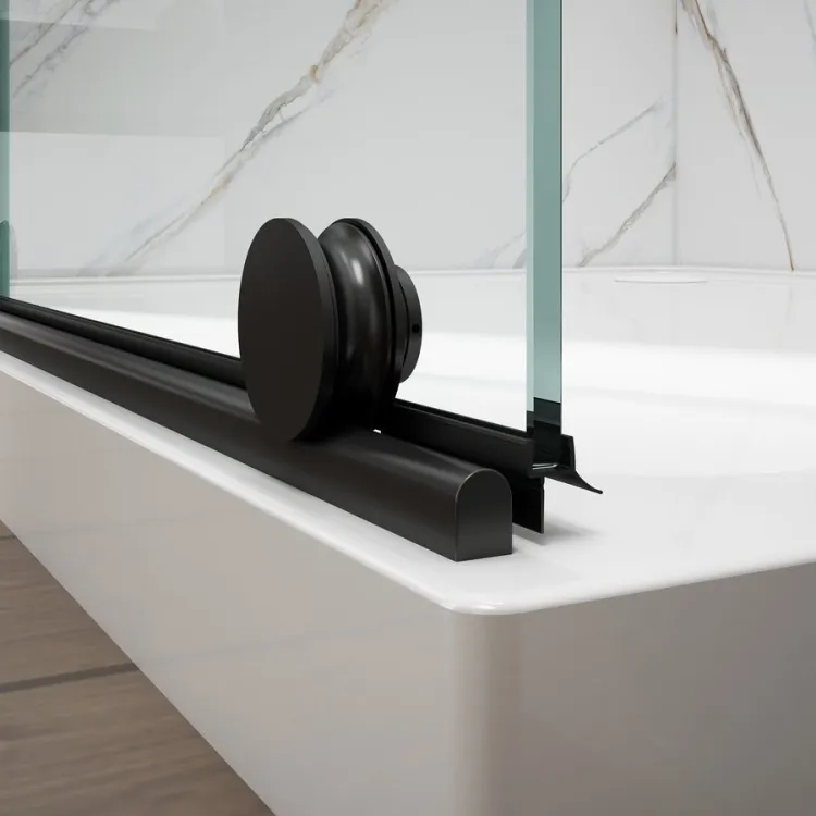 SPIRIT BLACK prostokątna kabina narożna 1000x1000mm wariant L/P