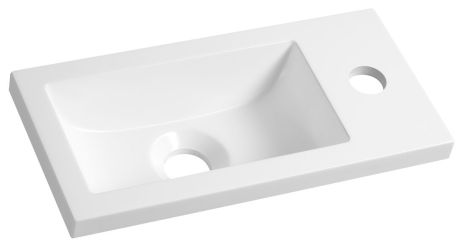 Przejdź do produktu OTIS umywalka meblowa kompozytowa, 37x18cm, biały