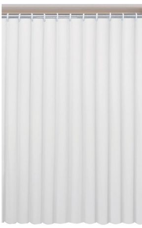 Przejdź do produktu Zasłona prysznicowa 120x200cm, PEVA, biały