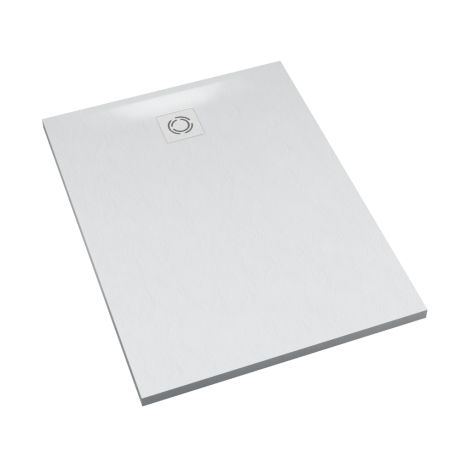 Przejdź do produktu Schedline Brodzik kompozytowy Stabilsound Plus® Magnific White Stone 80x90x3,5 cm, prostokątny, Gwarancja 15 lat