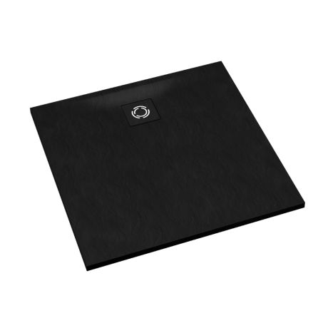 Przejdź do produktu Schedline Brodzik kompozytowy Stabilsound Plus® Magnific Black Stone 80x80x3,5 cm, kwadratowy, Gwarancja 15 lat