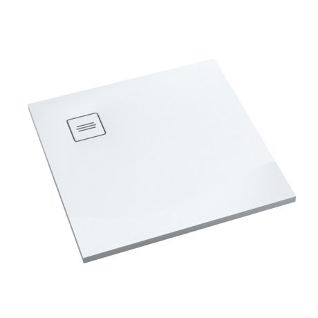 Przejdź do produktu Schedline Brodzik kompozytowy Stabilsound Plus® Protos Smooth White 80x80x3,5 cm, kwadratowy, Gwarancja 15 lat