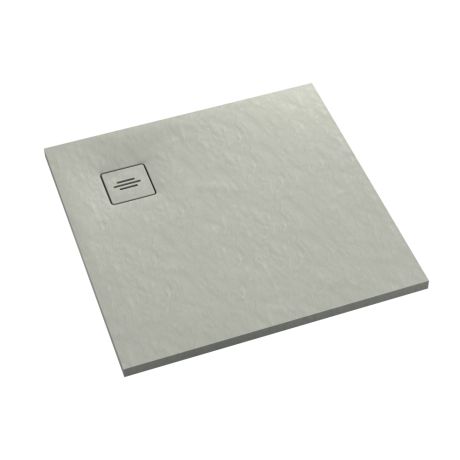 Przejdź do produktu Schedline Brodzik kompozytowy Stabilsound Plus® Protos Cement Stone 90x90x3,5 cm, kwadratowy, Gwarancja 15 lat