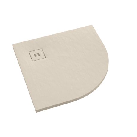Przejdź do produktu Schedline Brodzik kompozytowy Stabilsound Plus® Protos Cashemere Stone 90x90x3,5 cm R55, półokrągły, Gwarancja 15 lat