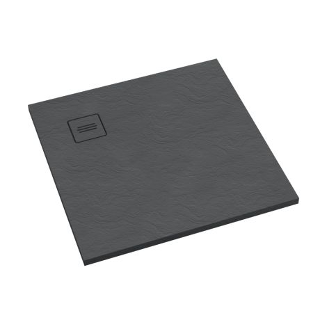 Przejdź do produktu Schedline Brodzik kompozytowy Stabilsound Plus® Protos Grey Stone 90x90x3,5 cm, kwadratowy, Gwarancja 15 lat