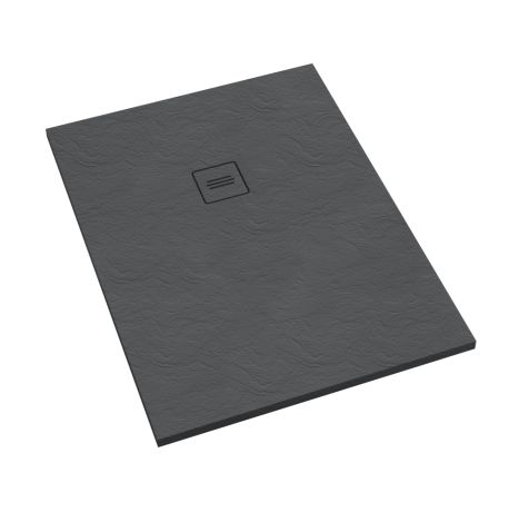 Przejdź do produktu Schedline Brodzik kompozytowy Stabilsound Plus® Protos Grey Stone 90x100x3,5 cm, prostokątny, Gwarancja 15 lat