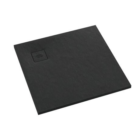 Przejdź do produktu Schedline Brodzik kompozytowy Stabilsound Plus® Protos Black Stone 90x90x3,5 cm, kwadratowy, Gwarancja 15 lat