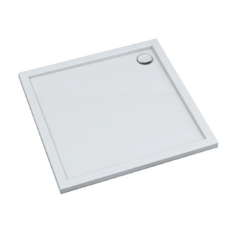 Przejdź do produktu Schedline Brodzik kompozytowy Stabilsound Plus® Estima 75x75x4,5 cm, kwadratowy, Gwarancja 15 lat