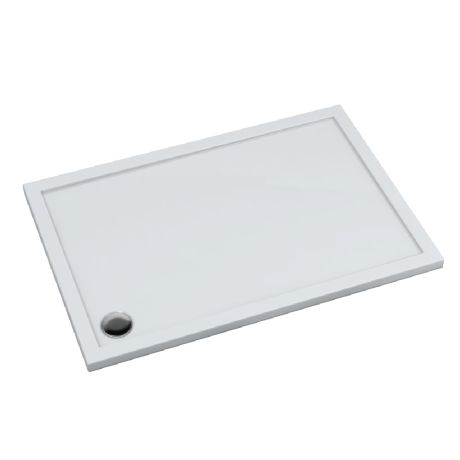 Przejdź do produktu Schedline Brodzik kompozytowy Stabilsound Plus® Estima 70x120x4,5 cm, prostokątny z odpływem w narożniku, Gwarancja 15 lat
