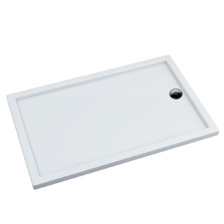 Przejdź do produktu Schedline Brodzik kompozytowy Stabilsound Plus® Estima 70x120x4,5 cm, prostokątny z odpływem na krótszym boku, Gwarancja 15 lat