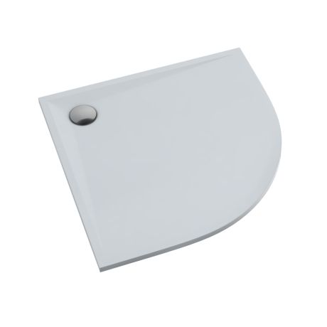 Przejdź do produktu Schedline Brodzik kompozytowy Stabilsound Plus® Libra Smooth White 80x80x3 cm R55, półokrągły, Gwarancja 15 lat