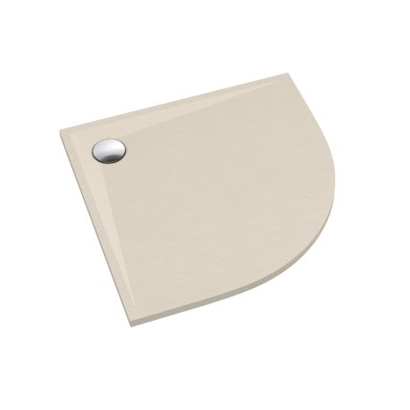 Przejdź do produktu Schedline Brodzik kompozytowy Stabilsound Plus® Libra Cashmere Stone 90x90x3 cm R55, półokrągły, Gwarancja 15 lat
