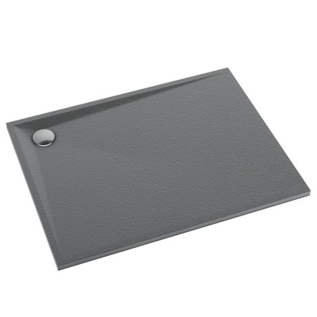 Przejdź do produktu Schedline Brodzik kompozytowy Stabilsound Plus® Libra Anthracite Stone 80x120x3 cm, prostokątny, Gwarancja 15 lat