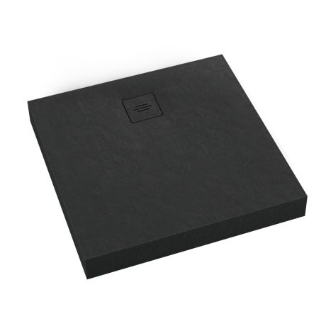 Przejdź do produktu Schedline Brodzik akrylowy zintegrowany z nośnikiem Stabilsound Plus® oraz obudową akrylową przeciągniętą do podłogi NonLimits Black Stone 90x90x12 cm, kwadratowy, Gwarancja 10 lat
