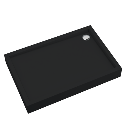 Przejdź do produktu Schedline Brodzik akrylowy zintegrowany z nośnikiem Stabilsound Plus® oraz obudową akrylową przeciągniętą do podłogi Favory Plus Black Mat 90x120x16 cm, prostokątny, Gwarancja 10 lat