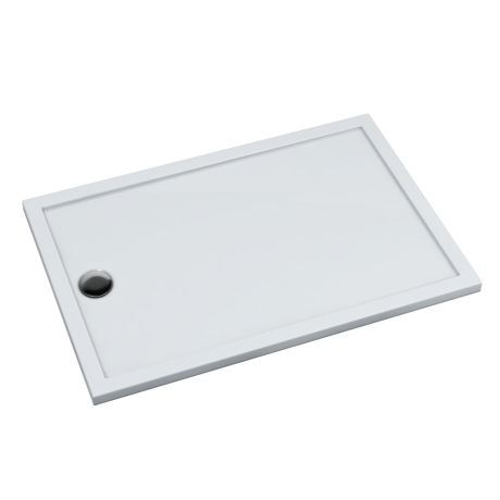 Przejdź do produktu Schedline Brodzik akrylowy Sharper 80x110x4,5 cm, prostokątny z odpływem na krótszym boku, Gwarancja 7 lat