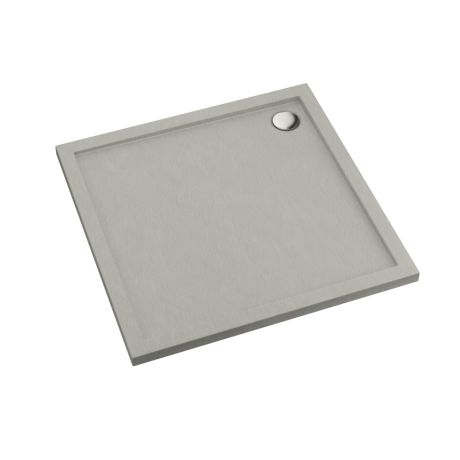 Przejdź do produktu Schedline Brodzik akrylowy Sharper Cement Stone 80x80x4,5 cm, kwadratowy, Gwarancja 7 lat