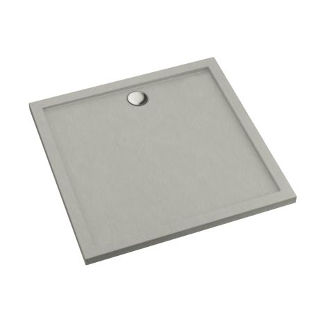 Przejdź do produktu Schedline Brodzik akrylowy Sharper Cement Stone 80x80x4,5 cm, kwadratowy, Gwarancja 7 lat