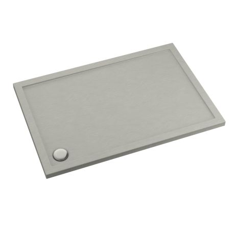 Przejdź do produktu Schedline Brodzik akrylowy Sharper Cement Stone 90x100x4,5 cm, prostokątny, Gwarancja 7 lat