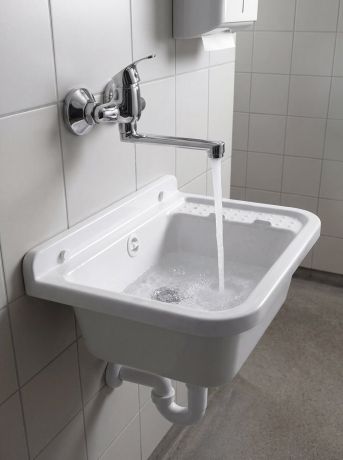 Przejdź do produktu AQUALINE 35 bateria ścienna, rozstaw 100mm, uchwyt płaski 160mm, chrom