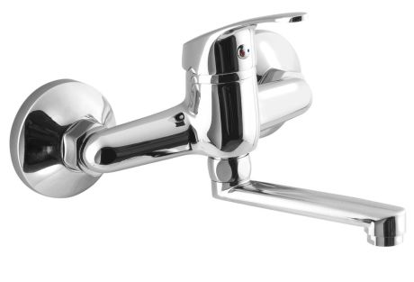 Przejdź do produktu AQUALINE 35 bateria ścienna, uchwyt płaski 120mm, chrom