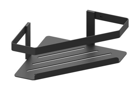 Przejdź do produktu MYLINE półka narożna do kabiny prysznicowej, 214x90x214mm, czarny mat