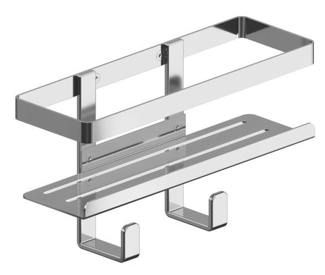 Przejdź do produktu MYLINE półka do kabiny prysznicowej 241x30x111mm, stal nierdzewna polerowana