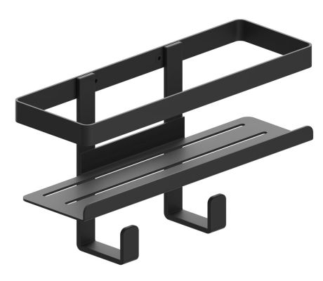 Przejdź do produktu MYLINE półka do kabiny prysznicowej 241x30x111mm, czarny mat