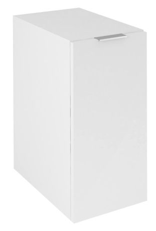 Przejdź do produktu CIRASA szafka dolna 30x64x46cm, kosz na pranie, biały połysk