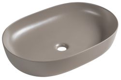 ARDEA ceramiczna umywalka nablatowa, 60,5x41,5cm, agila