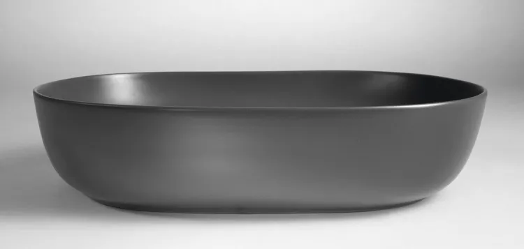 ARDEA ceramiczna umywalka nablatowa, 60,5x41,5cm, carina