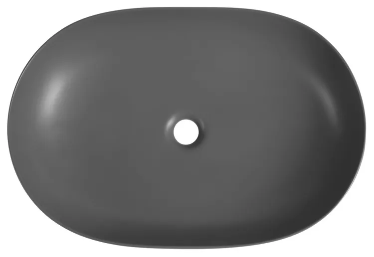 ARDEA ceramiczna umywalka nablatowa, 60,5x41,5cm, carina