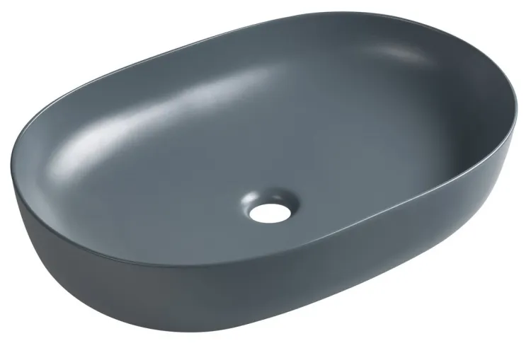 ARDEA ceramiczna umywalka nablatowa, 60,5x41,5cm, siena