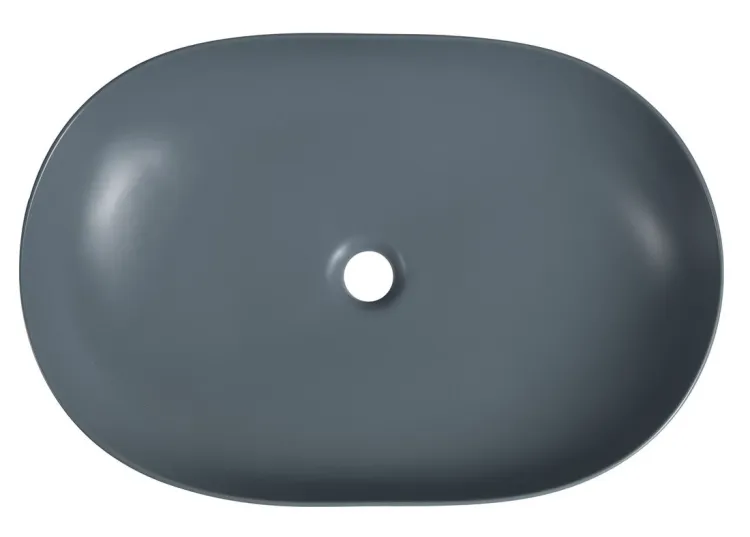 ARDEA ceramiczna umywalka nablatowa, 60,5x41,5cm, siena