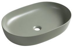 ARDEA ceramiczna umywalka nablatowa, 60,5x41,5cm, verde