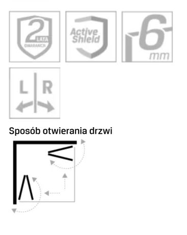 Przejdź do produktu KABINA SUPERIA 2D KWADRATOWA U 80x80x195 CZYSTE 6mm ACTIVE SHIELD