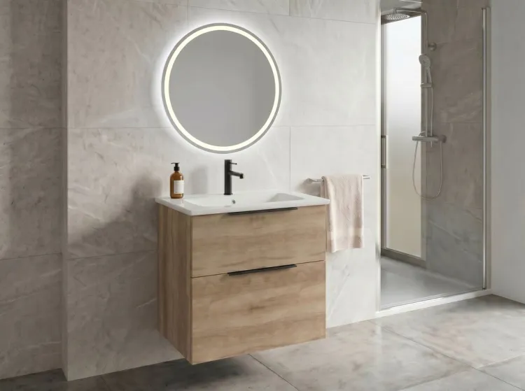 Zestaw łazienkowy CIRASA 61, dąb Alabama