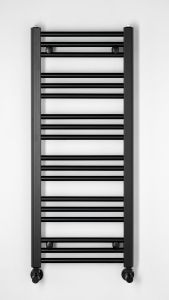 ALBRECHT grzejnik łazienkowy 400x930mm, czarny mat