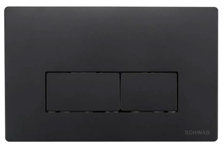 Przejdź do produktu SCHWAB PLUTO przycisk spłuczki, 247x160 mm, czarny mat