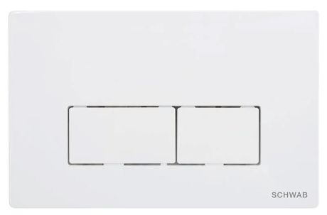 Przejdź do produktu SCHWAB PLUTO przycisk spłuczki, 247x160 mm, biały połysk