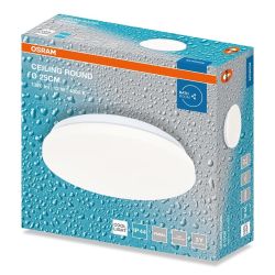 Lampa sufitowa łazienkowa, ø 210mm, OSRAM,900lm, ,1320lm, 12W, 4000K, IP44