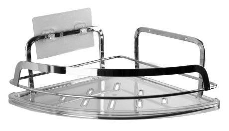 Przejdź do produktu KIM półka narożna do kabiny prysznicowej, 205x83x205mm, chrom