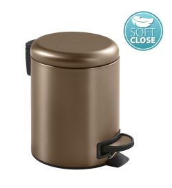 POTTY kosz na śmieci 5l, Soft Close, miedź mat