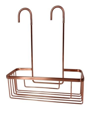 Przejdź do produktu SMART półka do kabiny prysznicowej, zawieszana na baterii, 300x375x120 mm, miedź mat